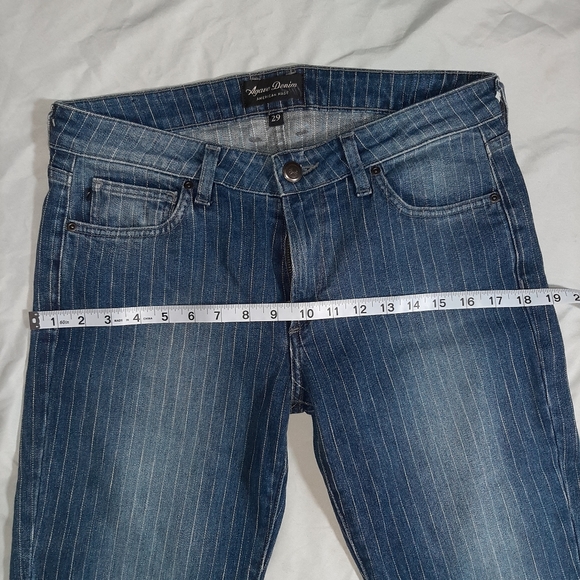 Agave Denim Pin Stripped Jeans - Picture 6 of 7